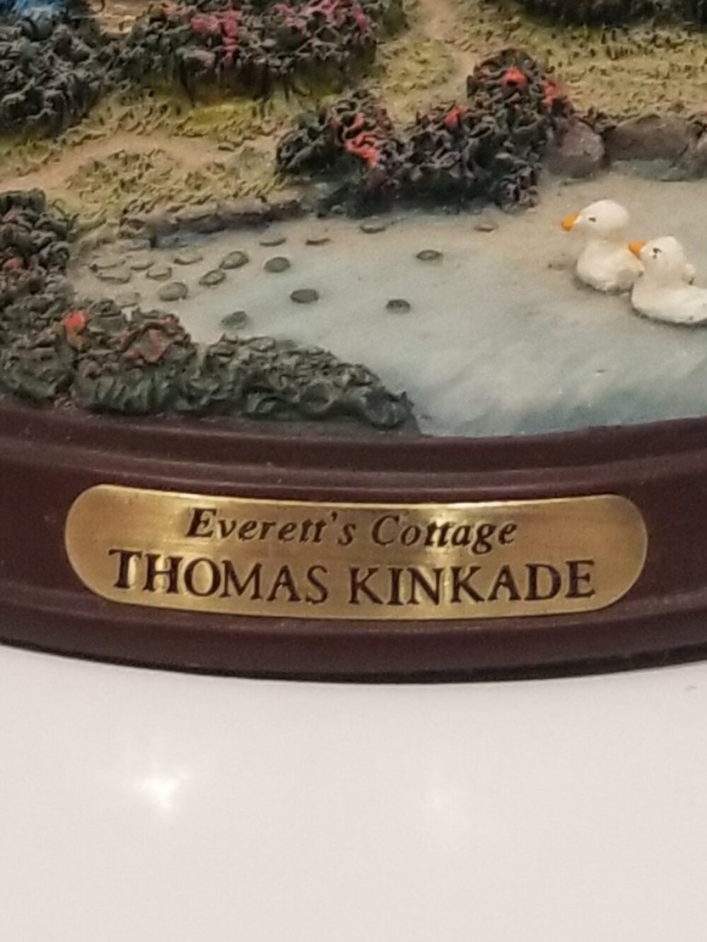 Thomas Kinkade "Everett's Cottage" Illuminated Vignette, EUC - Picture 5 of 14